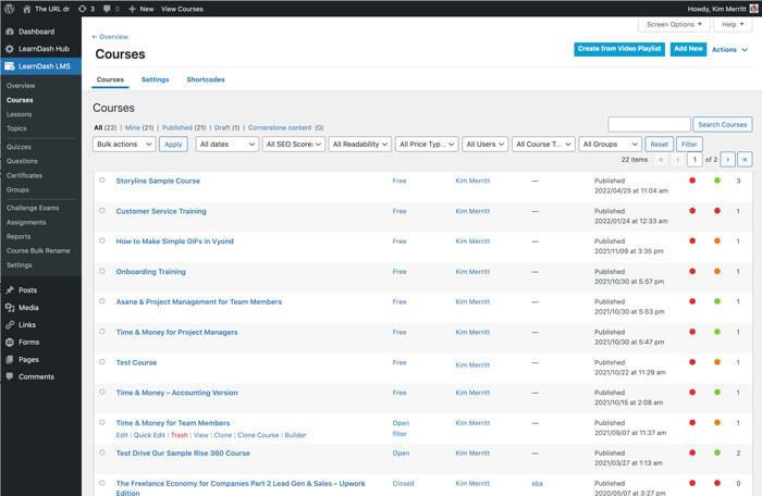 LearnDash LMS Courses