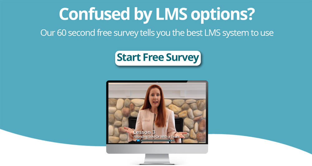 lms for companies survey