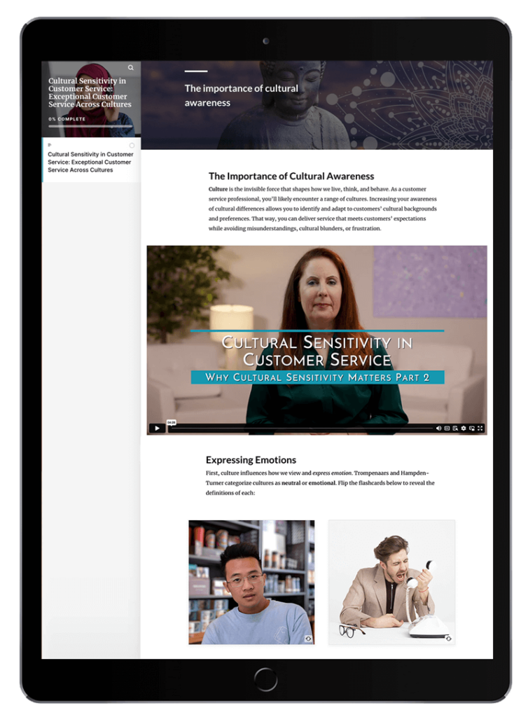 cultural sensitivity microlearning course