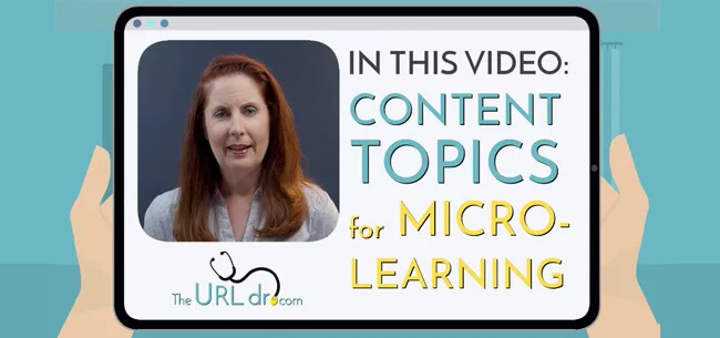 Microlearning Strategies for Content Topics