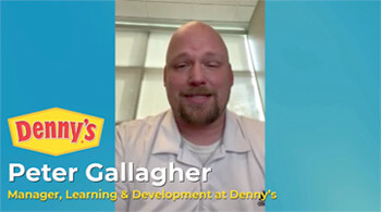 Denny's Peter Gallagher Testimonial Success Story